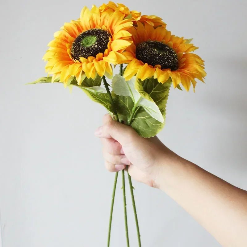 Bouquet de tournesol artificiel pour une décoration durable de séjour - decosejour