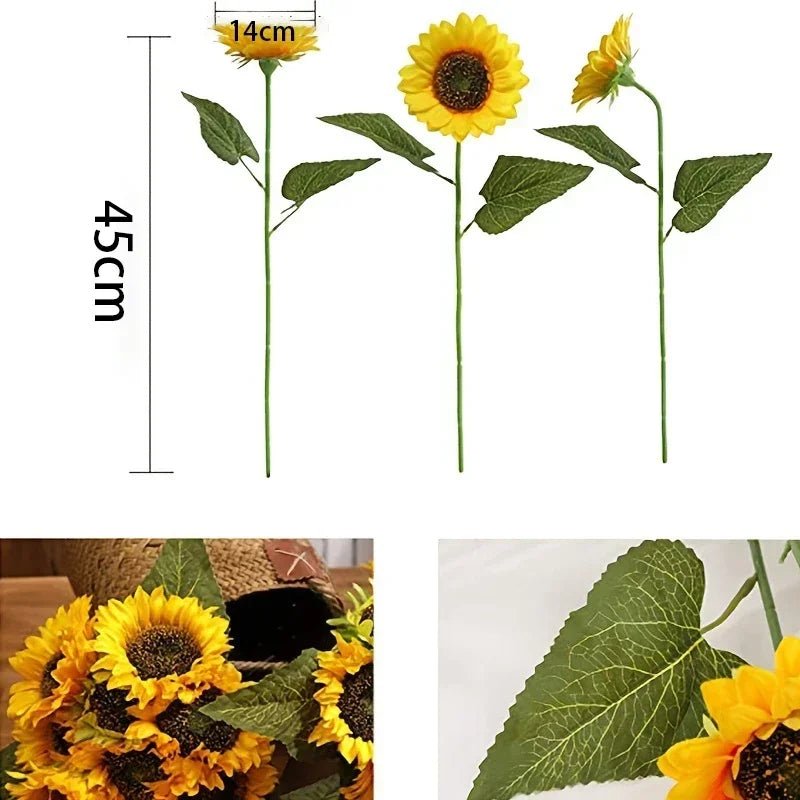 Bouquet de tournesol artificiel pour une décoration durable de séjour - decosejour