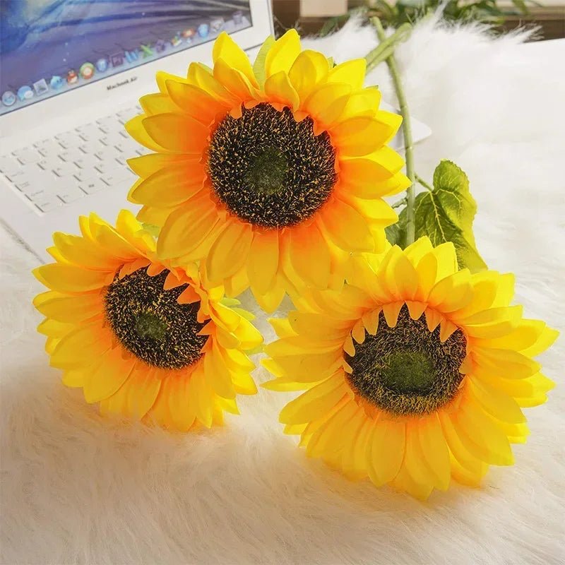 Bouquet de tournesol artificiel pour une décoration durable de séjour - decosejour