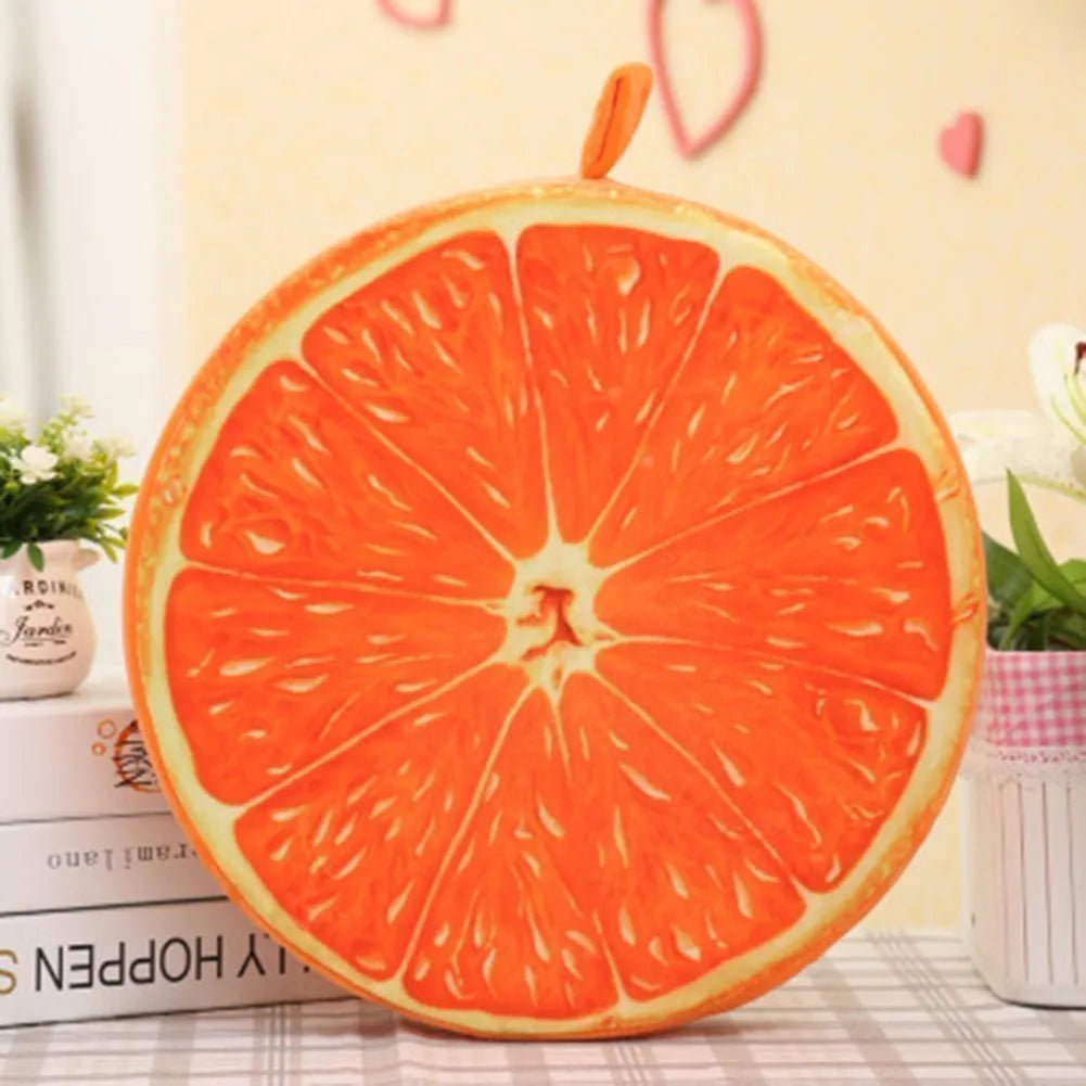 coussins en forme de fruits pour décoration estivale - decosejour